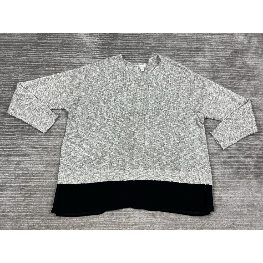 Cato Est 1946 Sweater Womens 22/24W Beige Metallic Longsleeve Casual
